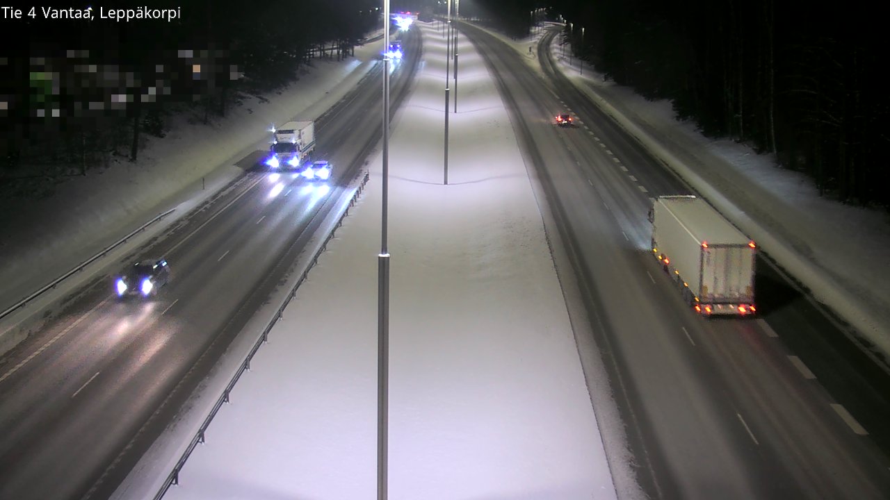 Weather Camera Image Road 4 Vantaa Leppäkorpi, Vantaa, Uusimaa