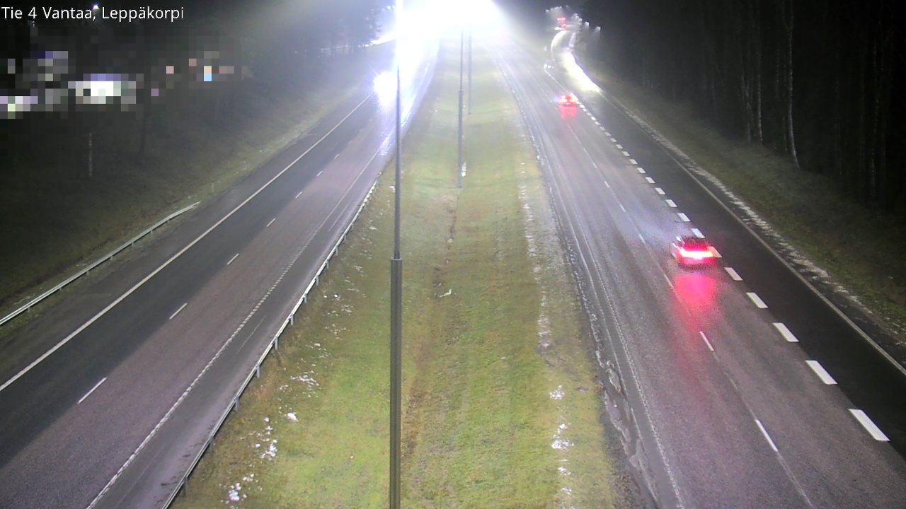 Weather Camera Image Väg 4 Vanda Alkärr, Vantaa, Uusimaa