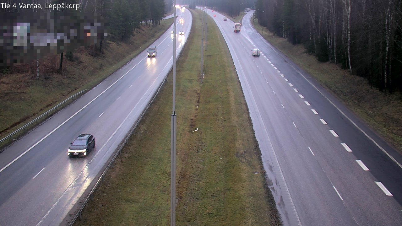 Weather Camera Image Väg 4 Vanda Alkärr, Vantaa, Uusimaa