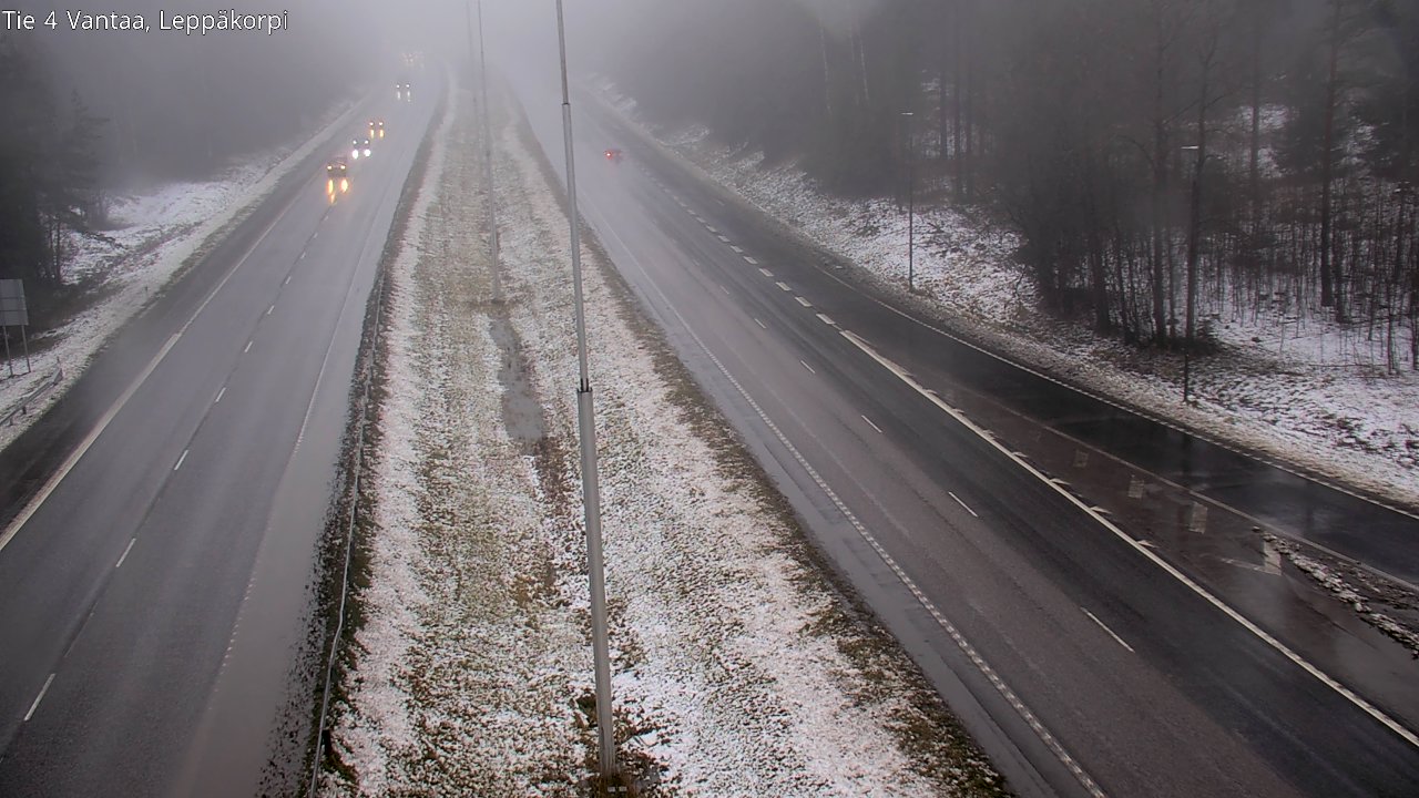 Weather Camera Image Väg 4 Vanda Alkärr, Vantaa, Uusimaa