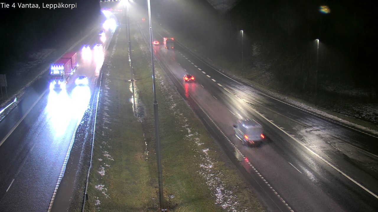 Weather Camera Image Väg 4 Vanda Alkärr, Vantaa, Uusimaa