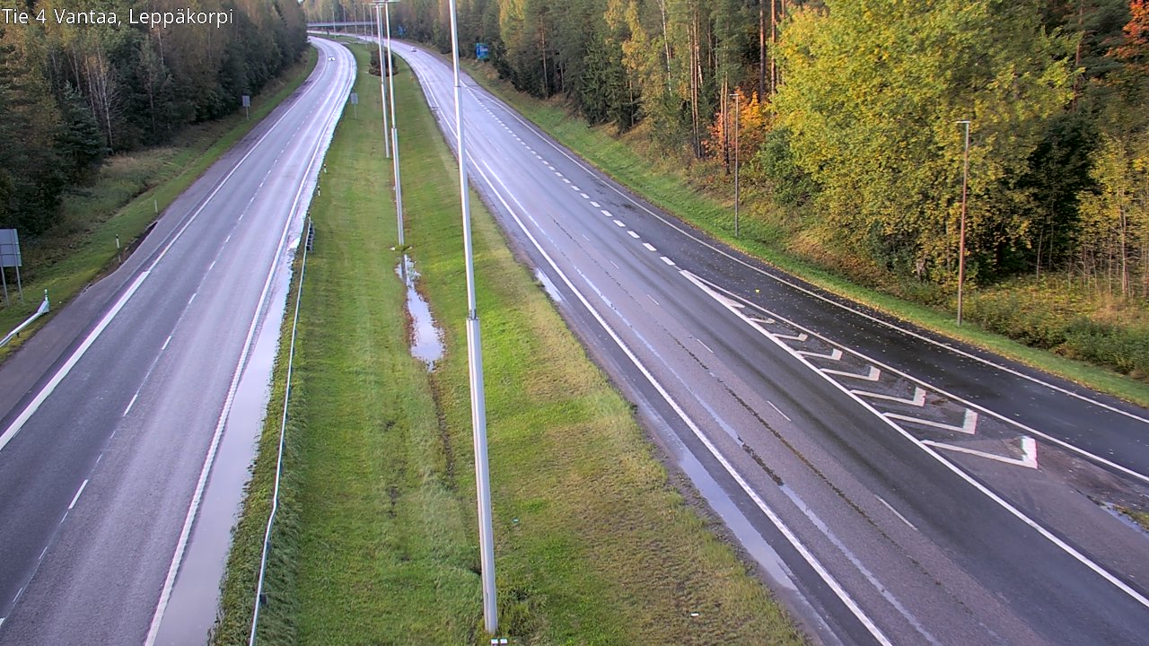 Weather Camera Image Road 4 Vantaa Leppäkorpi, Vantaa, Uusimaa