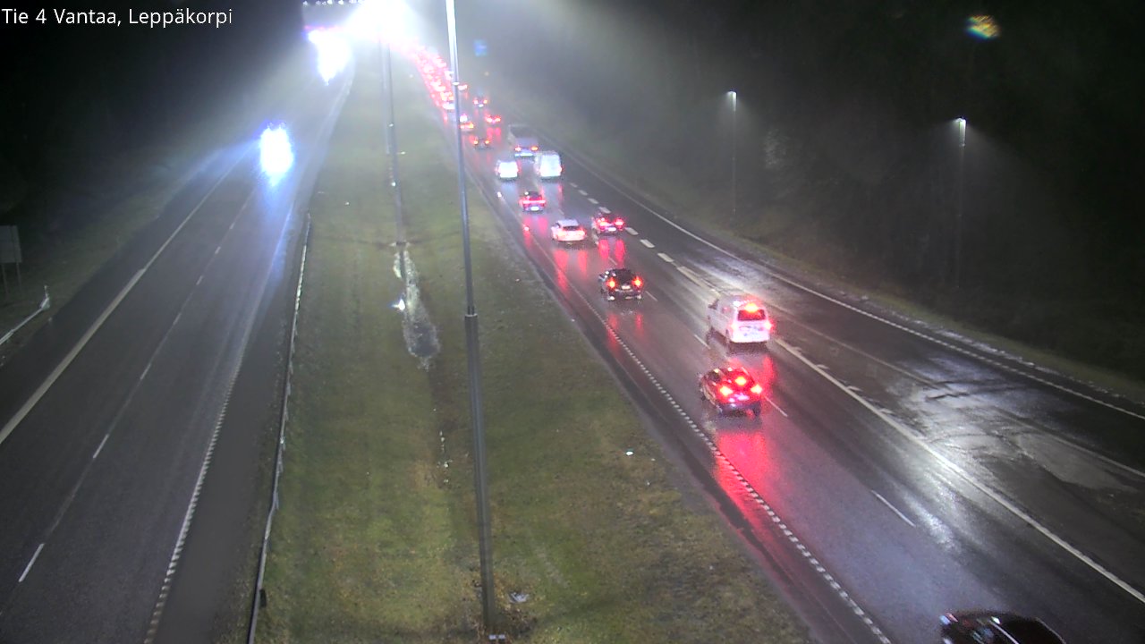 Weather Camera Image Väg 4 Vanda Alkärr, Vantaa, Uusimaa