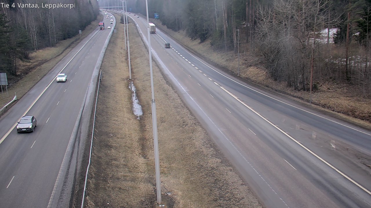 Weather Camera Image Road 4 Vantaa Leppäkorpi, Vantaa, Uusimaa