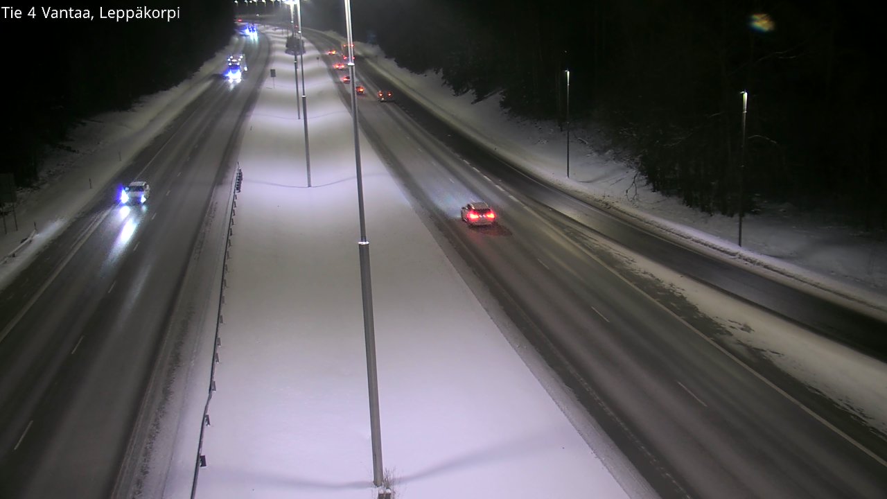 Weather Camera Image Road 4 Vantaa Leppäkorpi, Vantaa, Uusimaa