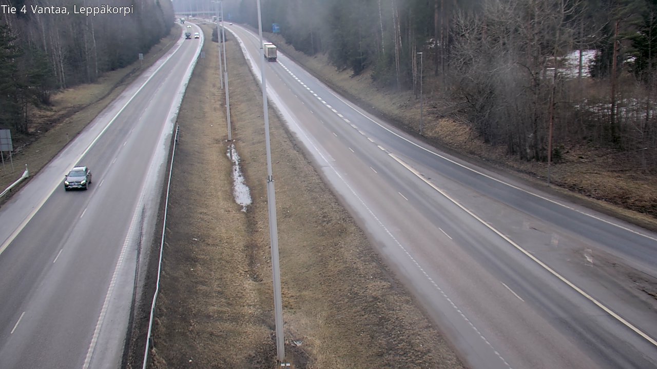 Weather Camera Image Road 4 Vantaa Leppäkorpi, Vantaa, Uusimaa