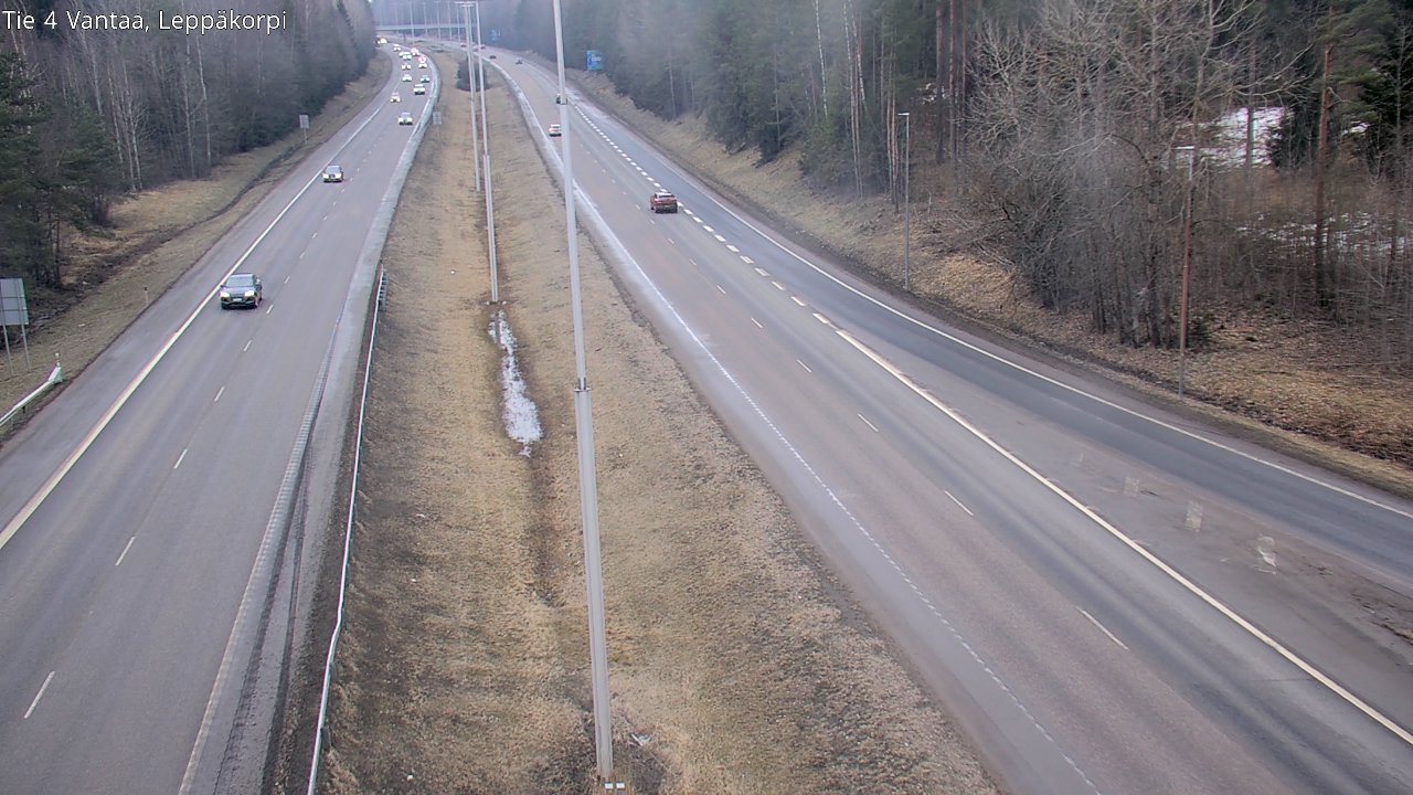 Weather Camera Image Road 4 Vantaa Leppäkorpi, Vantaa, Uusimaa