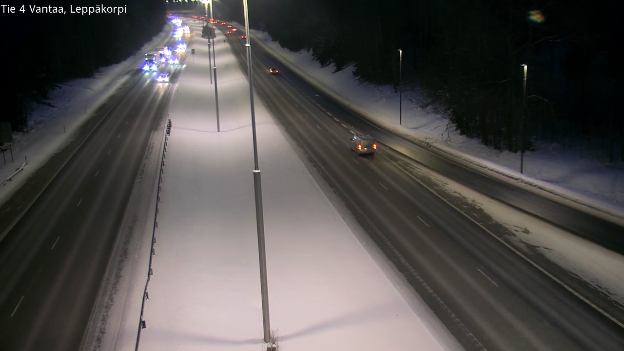 Weather Camera Image Road 4 Vantaa Leppäkorpi, Vantaa, Uusimaa