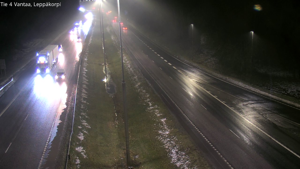 Weather Camera Image Väg 4 Vanda Alkärr, Vantaa, Uusimaa