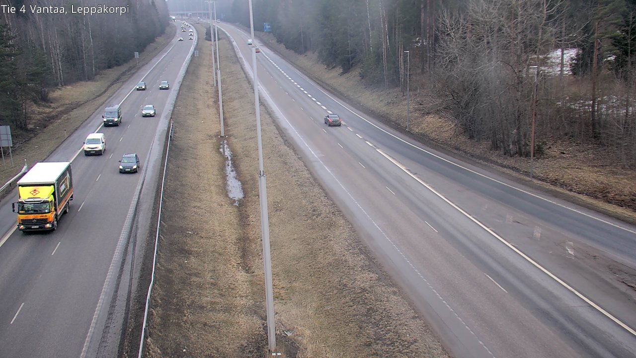 Weather Camera Image Road 4 Vantaa Leppäkorpi, Vantaa, Uusimaa