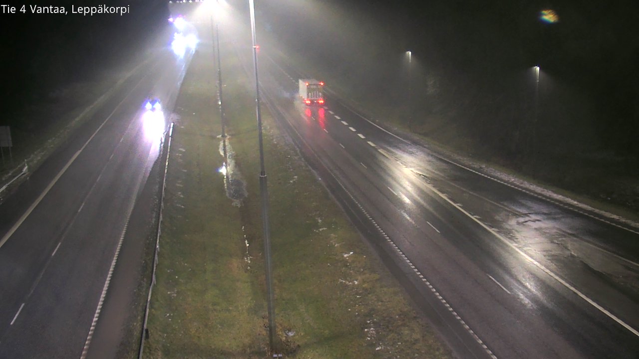 Weather Camera Image Väg 4 Vanda Alkärr, Vantaa, Uusimaa