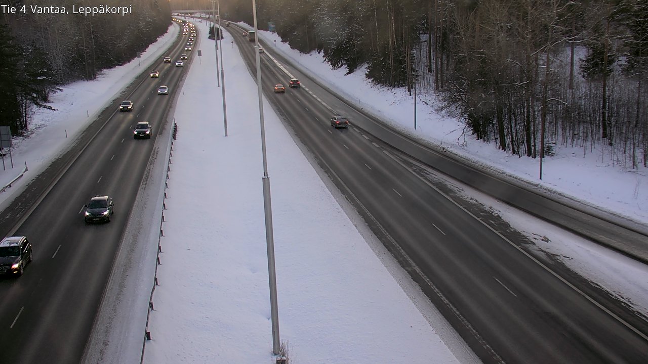 Weather Camera Image Road 4 Vantaa Leppäkorpi, Vantaa, Uusimaa