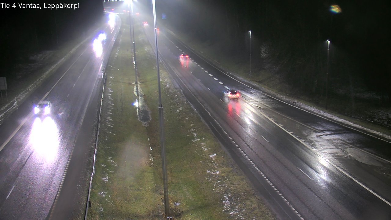 Weather Camera Image Väg 4 Vanda Alkärr, Vantaa, Uusimaa