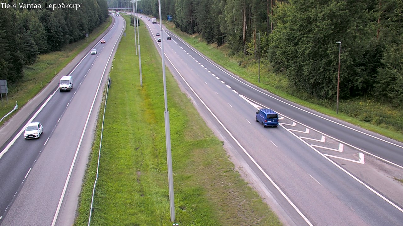 Weather Camera Image Road 4 Vantaa Leppäkorpi, Vantaa, Uusimaa