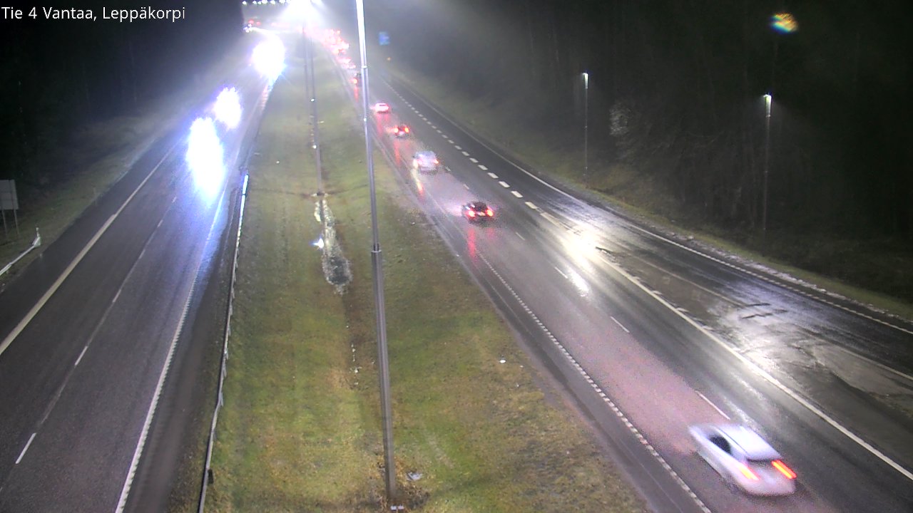 Weather Camera Image Väg 4 Vanda Alkärr, Vantaa, Uusimaa