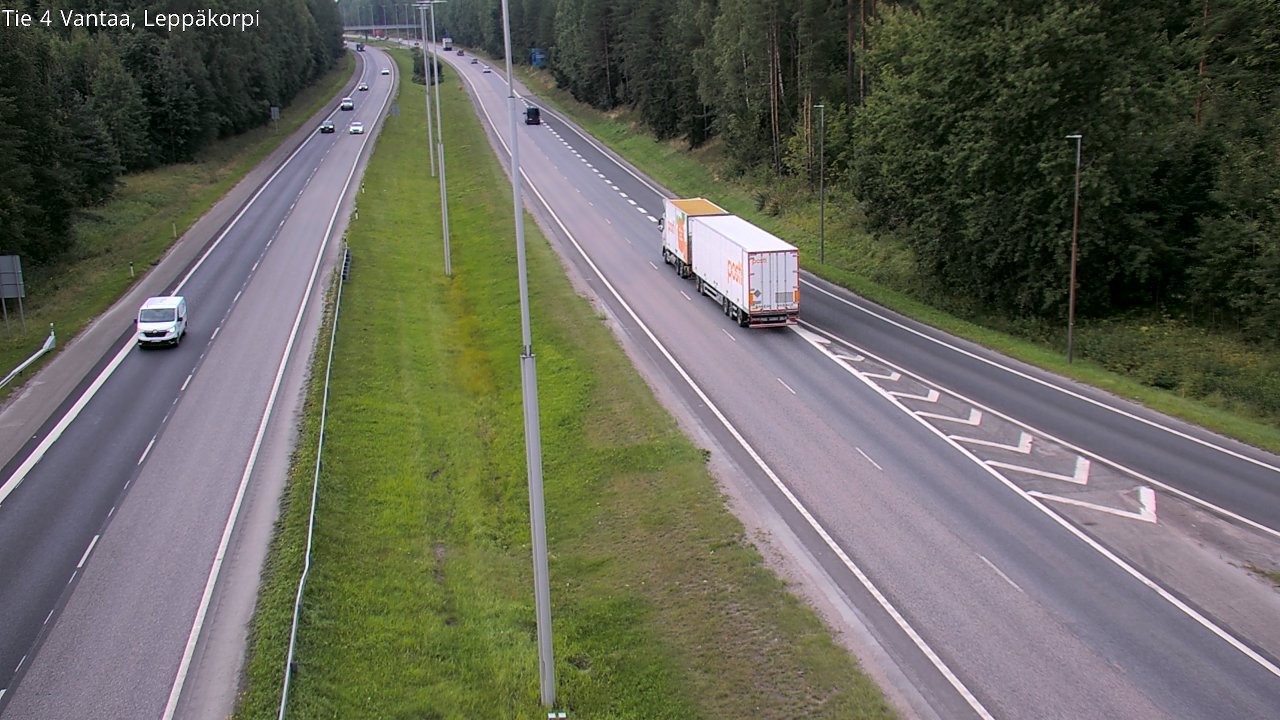 Weather Camera Image Road 4 Vantaa Leppäkorpi, Vantaa, Uusimaa