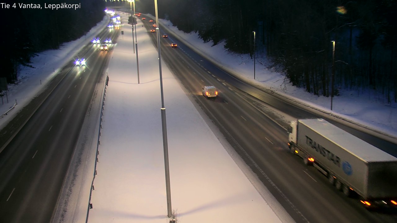 Weather Camera Image Road 4 Vantaa Leppäkorpi, Vantaa, Uusimaa