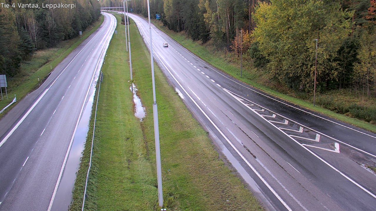 Weather Camera Image Road 4 Vantaa Leppäkorpi, Vantaa, Uusimaa