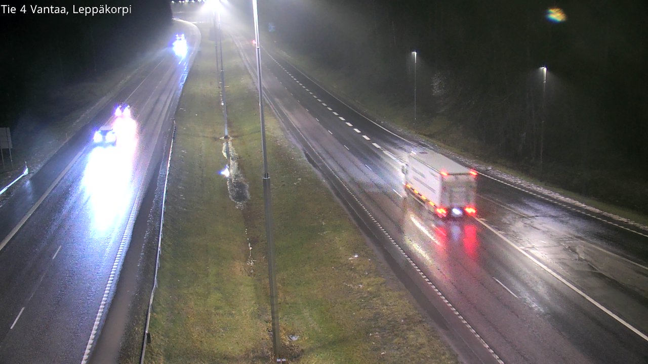 Weather Camera Image Väg 4 Vanda Alkärr, Vantaa, Uusimaa