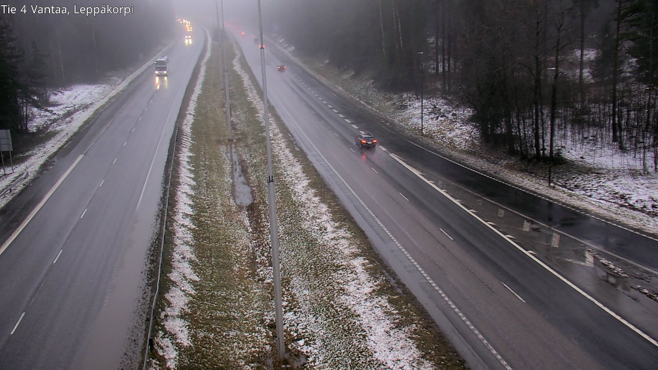 Weather Camera Image Väg 4 Vanda Alkärr, Vantaa, Uusimaa
