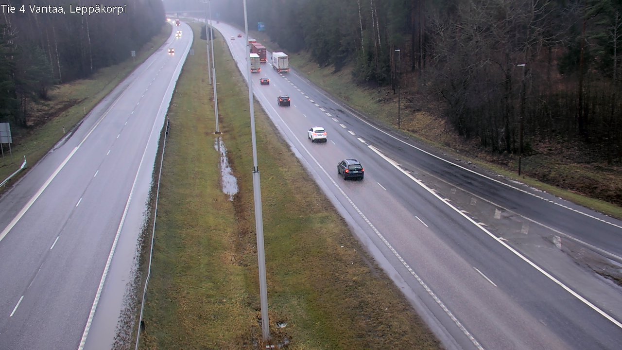 Weather Camera Image Väg 4 Vanda Alkärr, Vantaa, Uusimaa