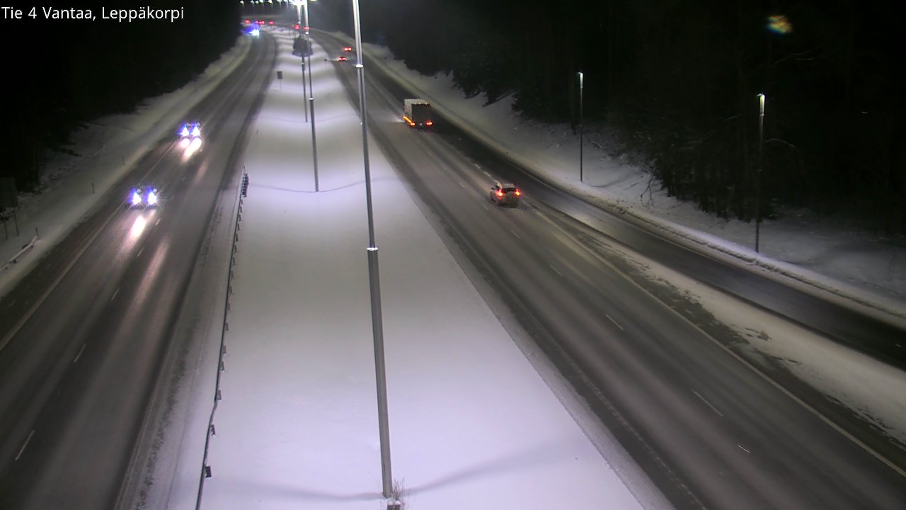 Weather Camera Image Road 4 Vantaa Leppäkorpi, Vantaa, Uusimaa