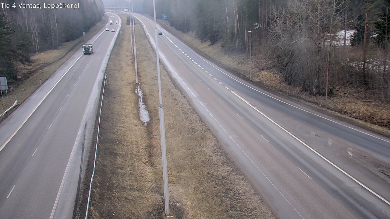 Weather Camera Image Road 4 Vantaa Leppäkorpi, Vantaa, Uusimaa