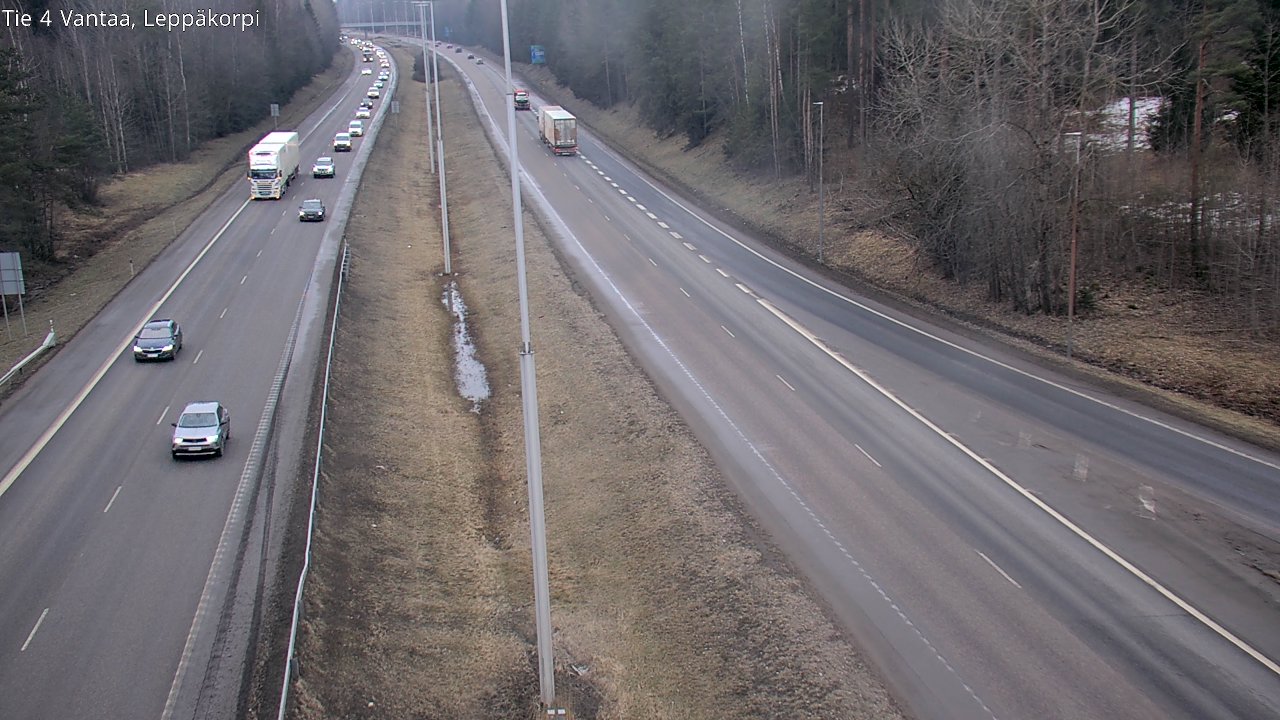 Weather Camera Image Road 4 Vantaa Leppäkorpi, Vantaa, Uusimaa