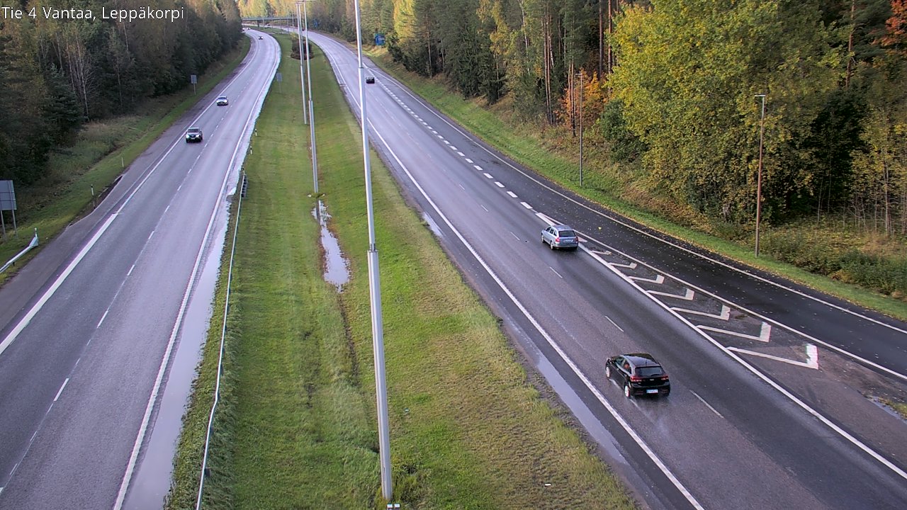 Weather Camera Image Road 4 Vantaa Leppäkorpi, Vantaa, Uusimaa