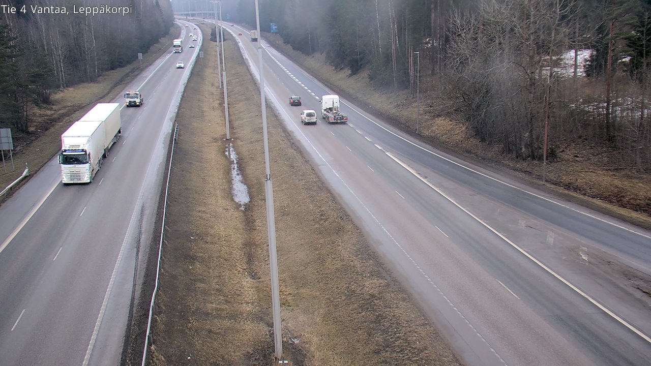 Weather Camera Image Road 4 Vantaa Leppäkorpi, Vantaa, Uusimaa