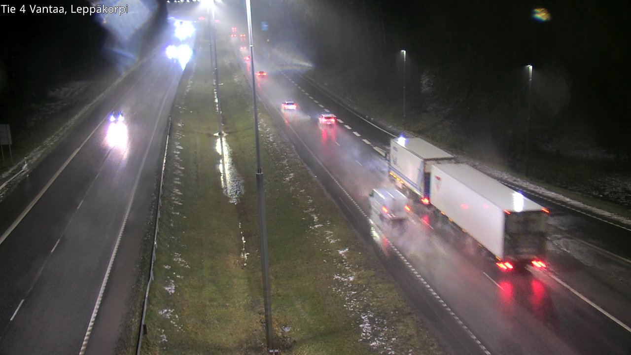 Weather Camera Image Väg 4 Vanda Alkärr, Vantaa, Uusimaa