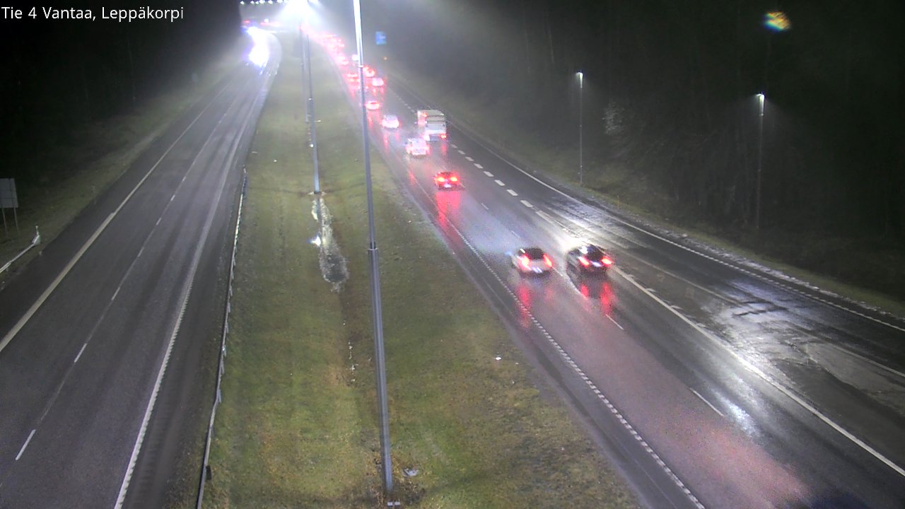 Weather Camera Image Väg 4 Vanda Alkärr, Vantaa, Uusimaa