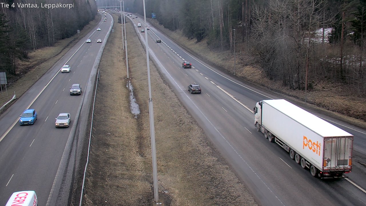 Weather Camera Image Road 4 Vantaa Leppäkorpi, Vantaa, Uusimaa