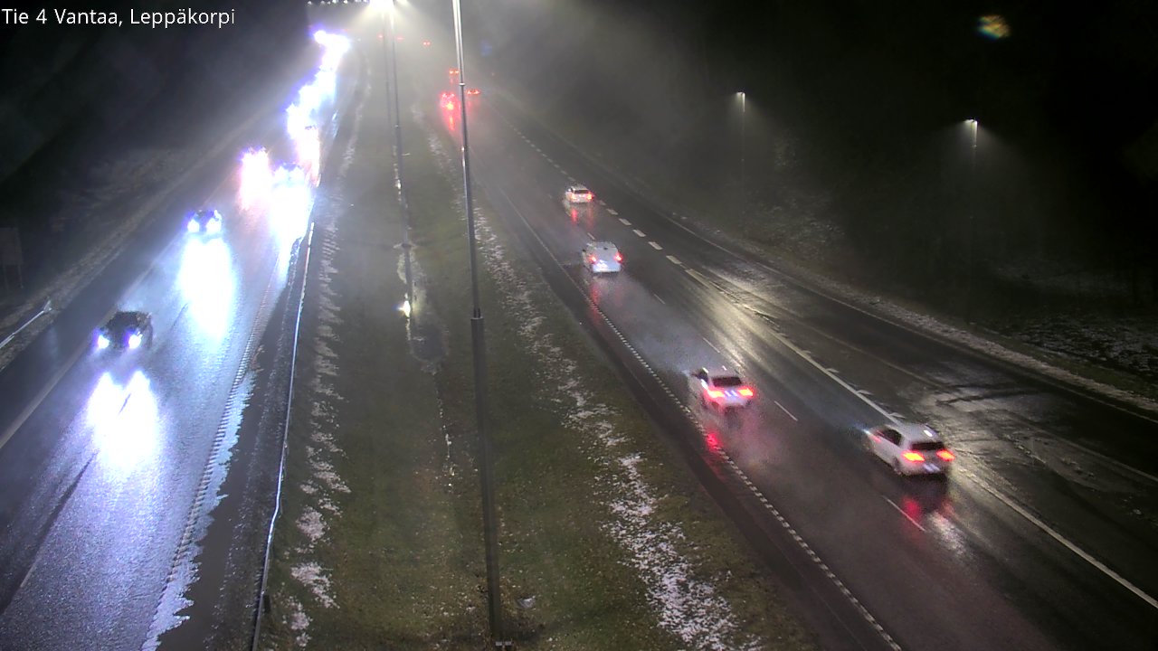 Weather Camera Image Väg 4 Vanda Alkärr, Vantaa, Uusimaa