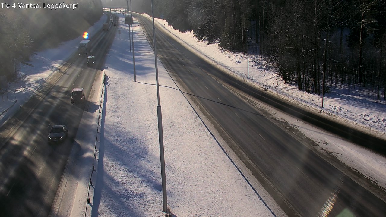 Weather Camera Image Väg 4 Vanda Alkärr, Vantaa, Uusimaa