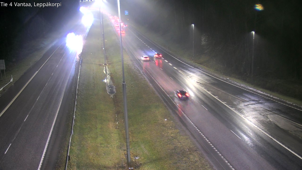 Weather Camera Image Väg 4 Vanda Alkärr, Vantaa, Uusimaa