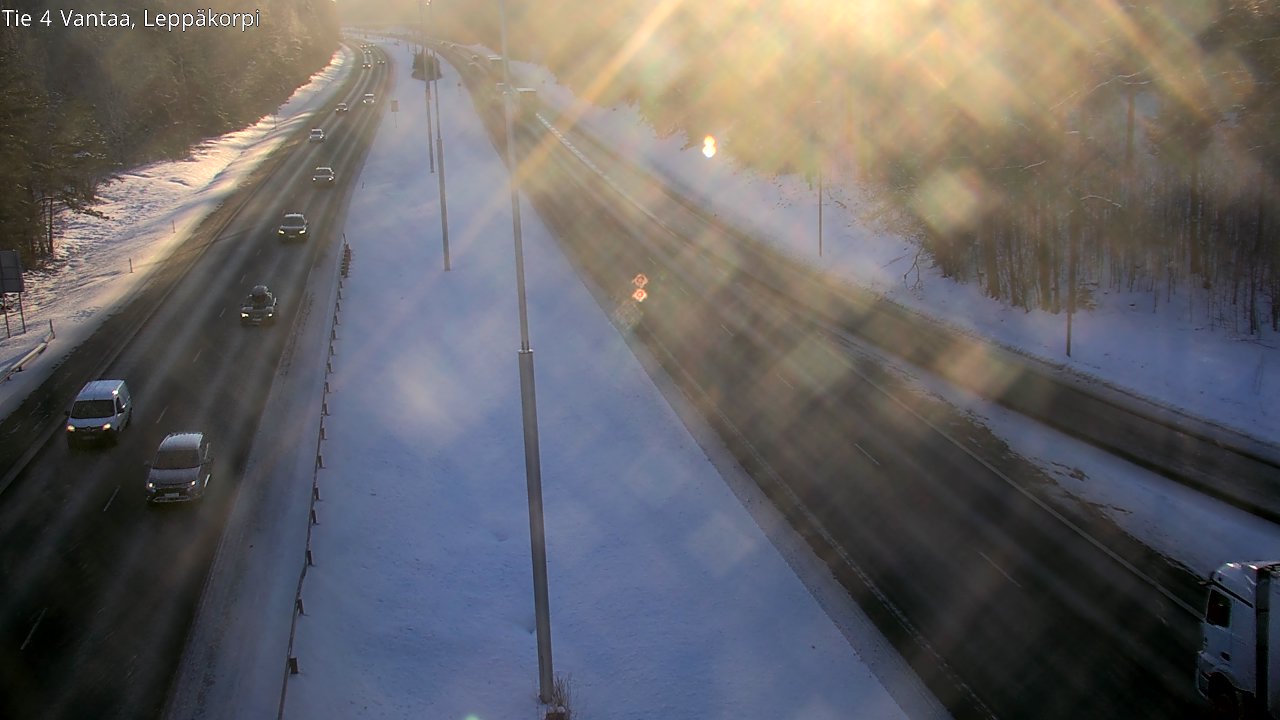 Weather Camera Image Road 4 Vantaa Leppäkorpi, Vantaa, Uusimaa