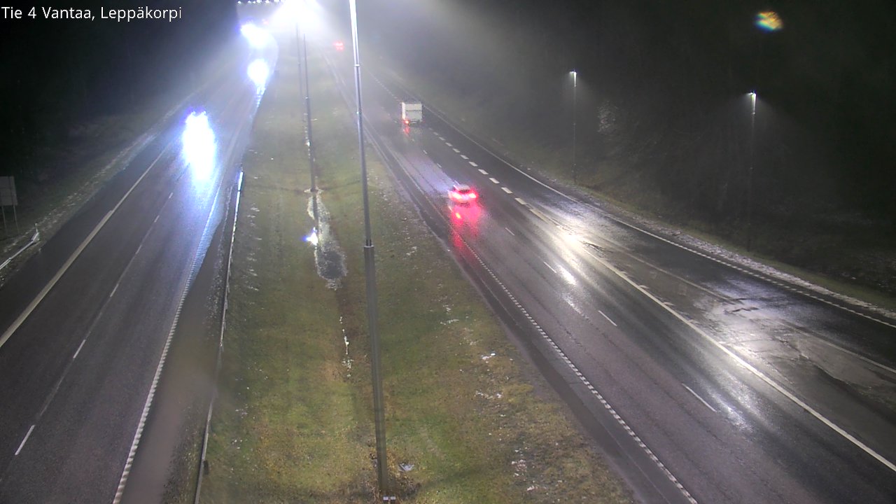 Weather Camera Image Väg 4 Vanda Alkärr, Vantaa, Uusimaa