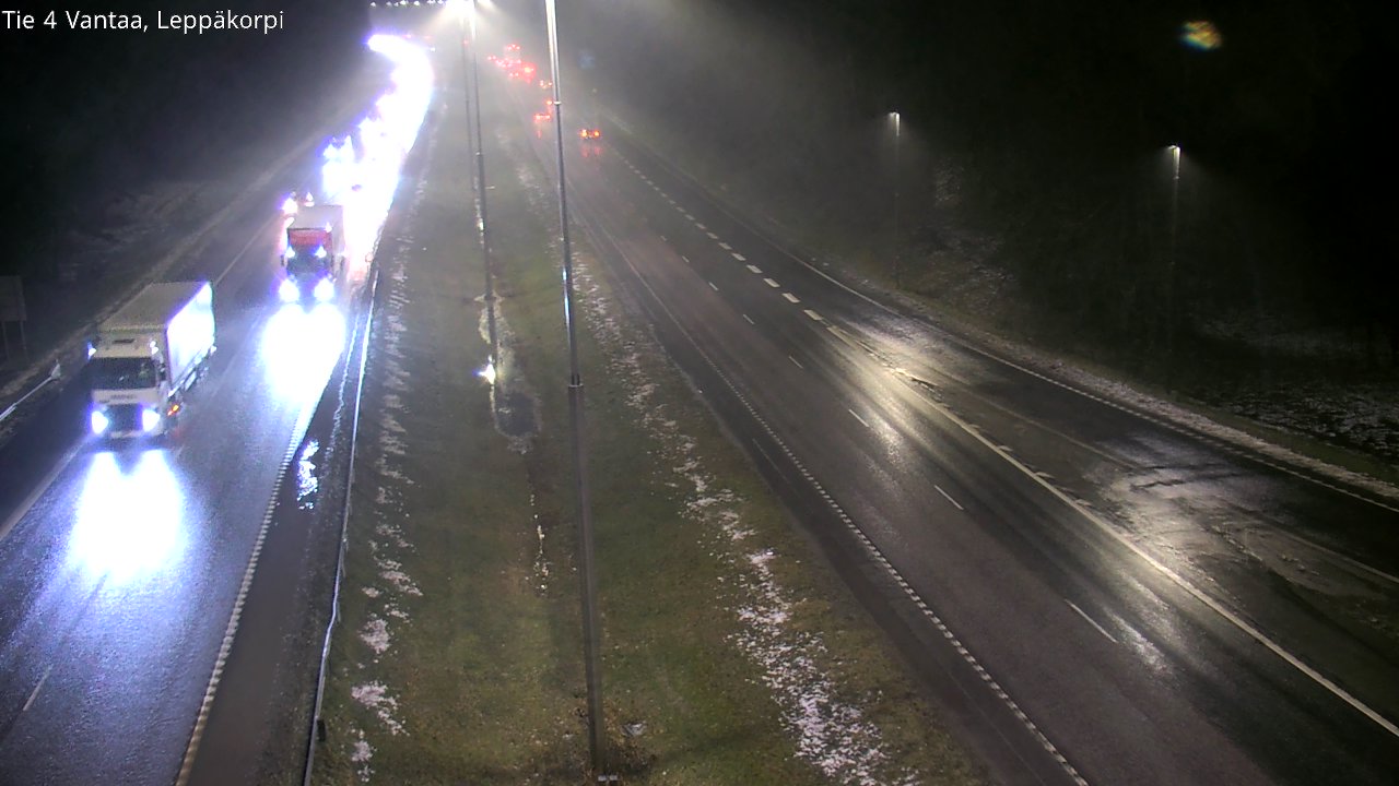 Weather Camera Image Väg 4 Vanda Alkärr, Vantaa, Uusimaa
