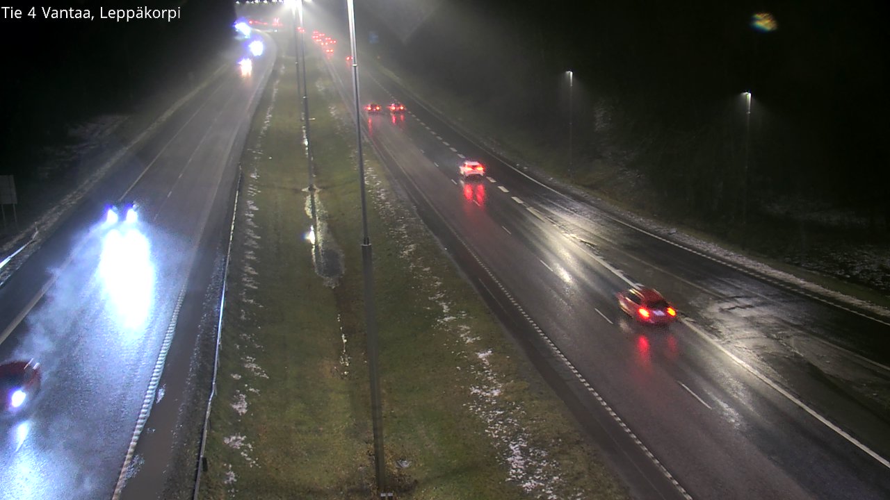 Weather Camera Image Väg 4 Vanda Alkärr, Vantaa, Uusimaa