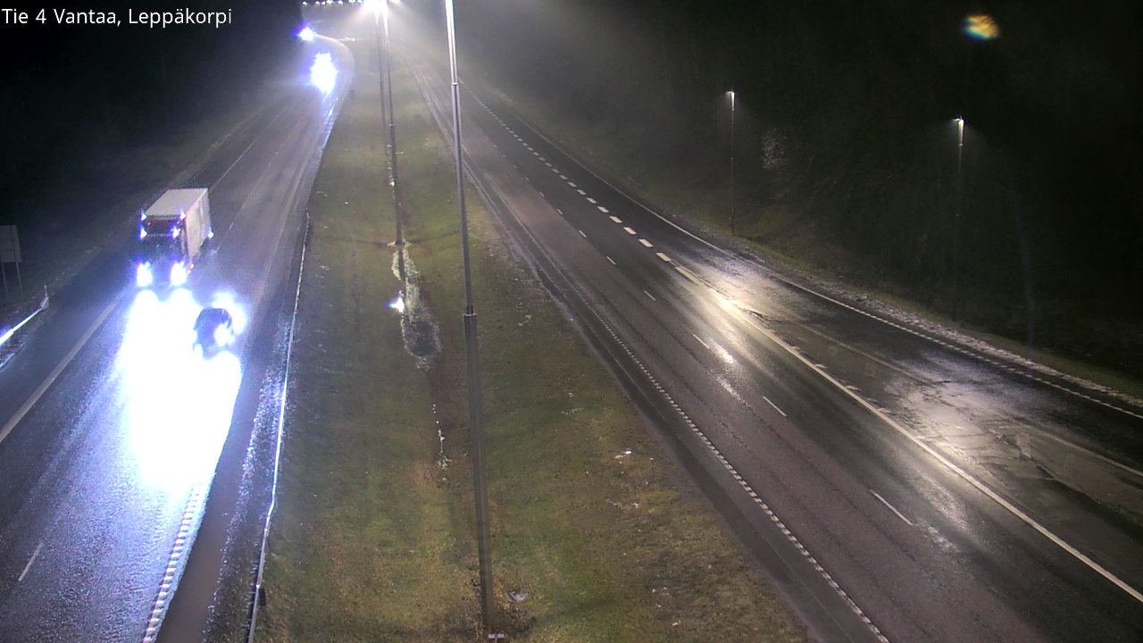 Weather Camera Image Väg 4 Vanda Alkärr, Vantaa, Uusimaa