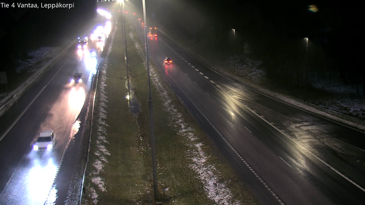 Weather Camera Image Väg 4 Vanda Alkärr, Vantaa, Uusimaa