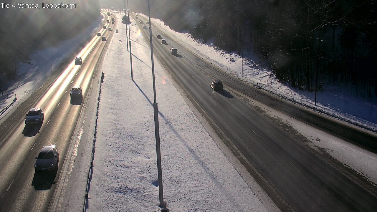 Weather Camera Image Road 4 Vantaa Leppäkorpi, Vantaa, Uusimaa