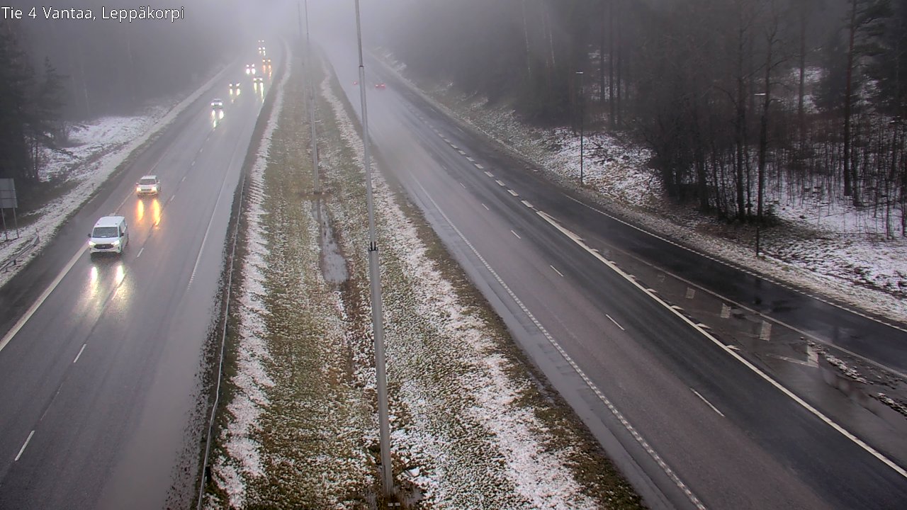 Weather Camera Image Väg 4 Vanda Alkärr, Vantaa, Uusimaa
