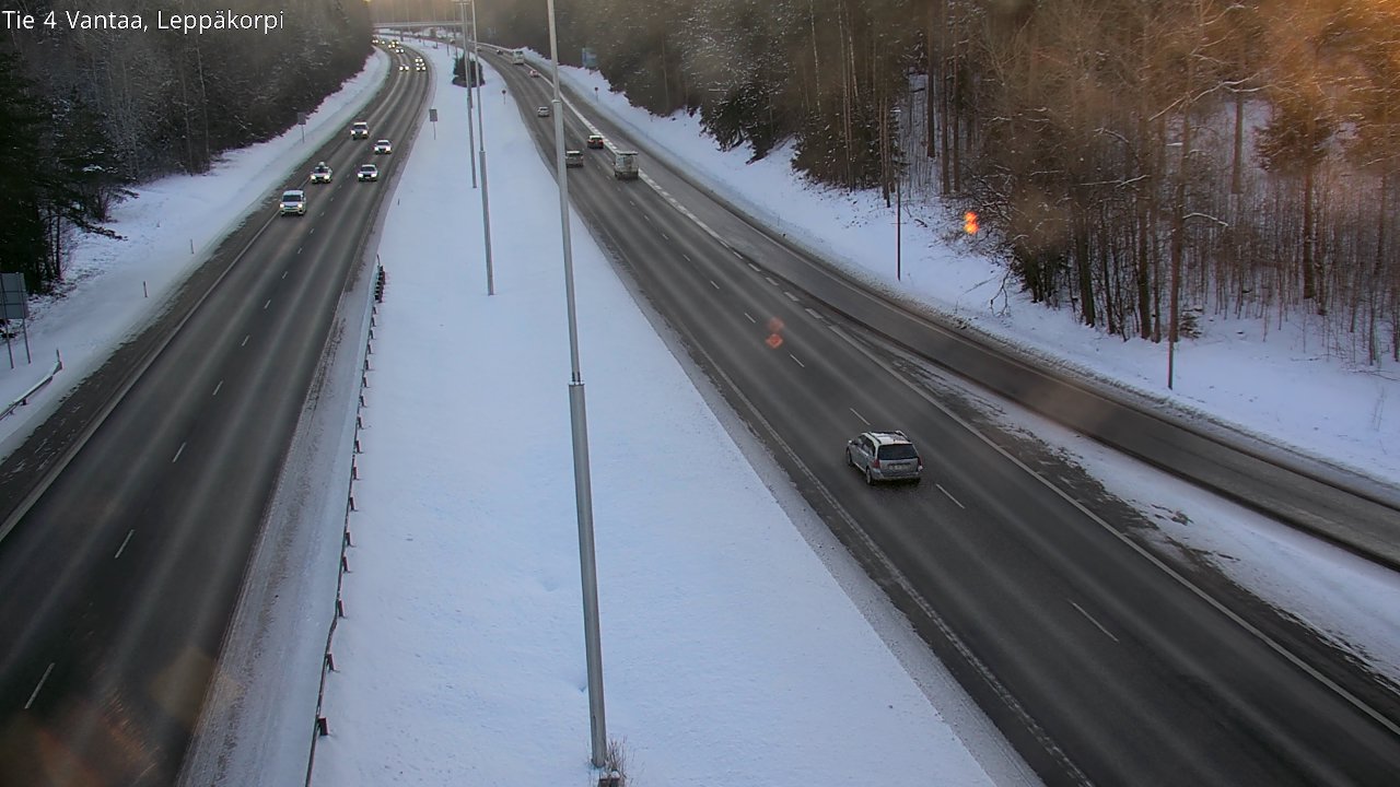 Weather Camera Image Road 4 Vantaa Leppäkorpi, Vantaa, Uusimaa