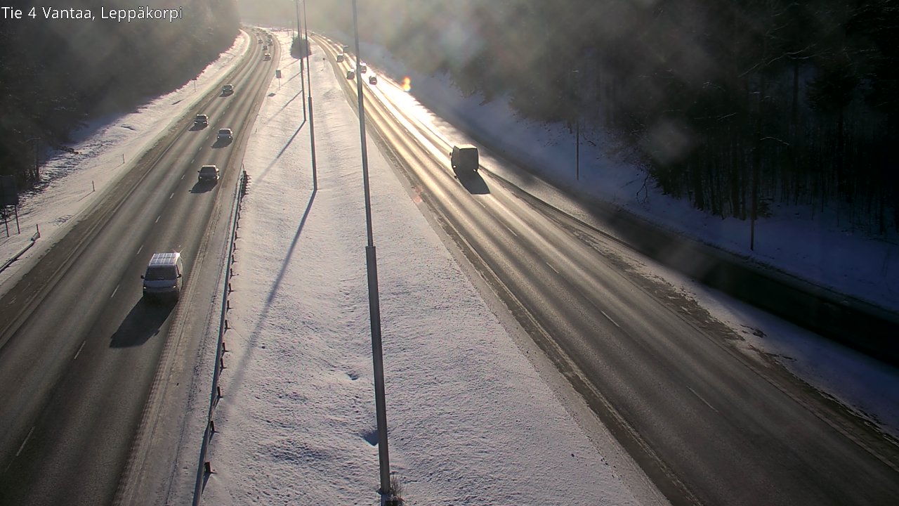 Weather Camera Image Road 4 Vantaa Leppäkorpi, Vantaa, Uusimaa