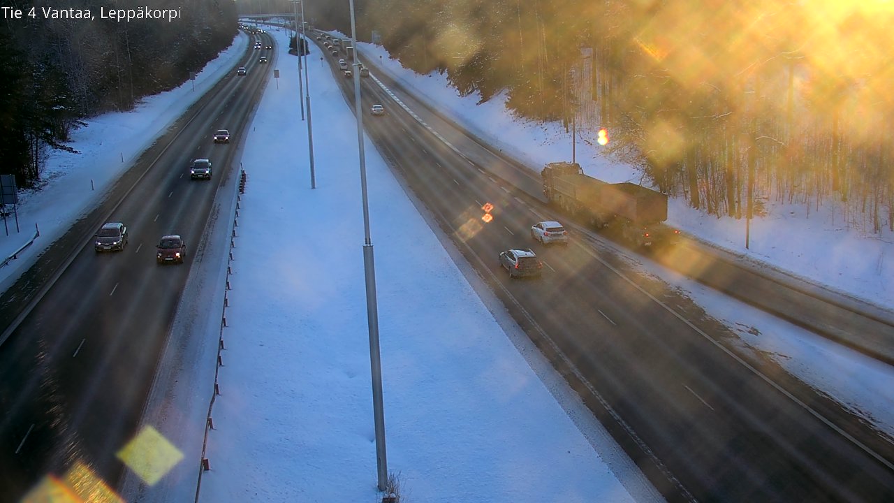 Weather Camera Image Road 4 Vantaa Leppäkorpi, Vantaa, Uusimaa