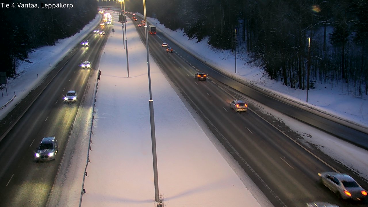 Weather Camera Image Road 4 Vantaa Leppäkorpi, Vantaa, Uusimaa