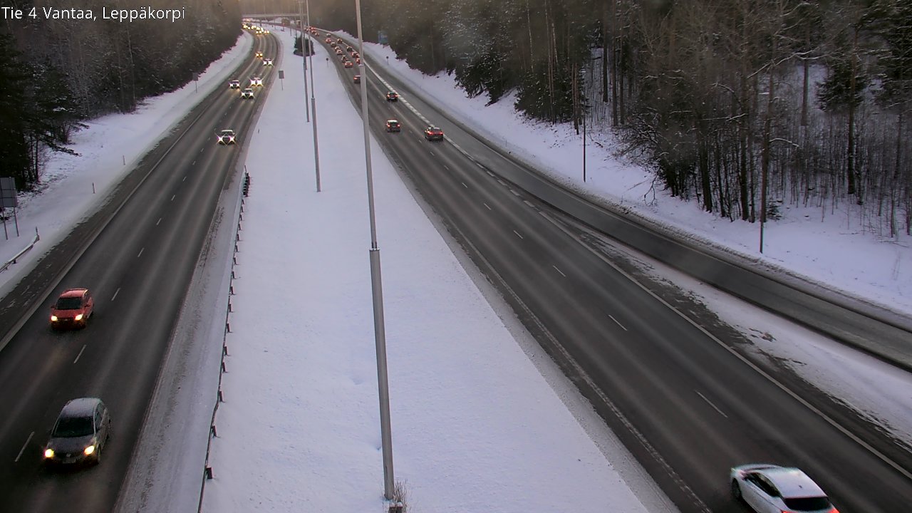 Weather Camera Image Road 4 Vantaa Leppäkorpi, Vantaa, Uusimaa