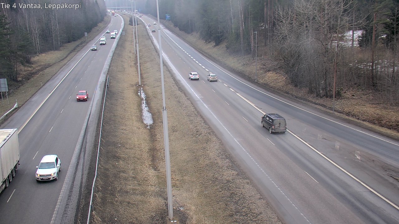 Weather Camera Image Road 4 Vantaa Leppäkorpi, Vantaa, Uusimaa